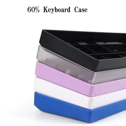 For GH60 POKERII 2 FACEU Compact Keyboard Base Seat 60% Mechanical Gaming Bluetooth Wireless Mini Keyboard Plastic Custom Case