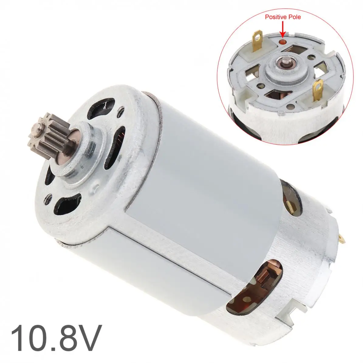 

RS550 DC Motor 10.8V 19500 RPM with Two-speed 11 Teeth and High Torque Gear Box for Cordless Charge Drill Screwdriver