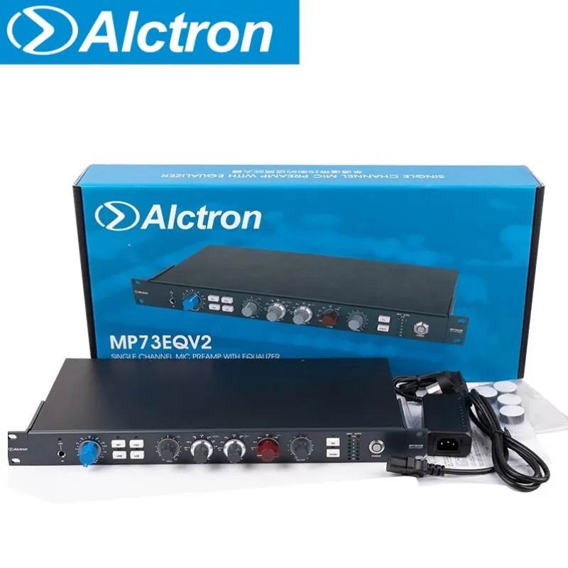 Alctron MP73EQV2 single channel mic amplifier with EQ function, optimize the sound quality, new transformer isolates the noise