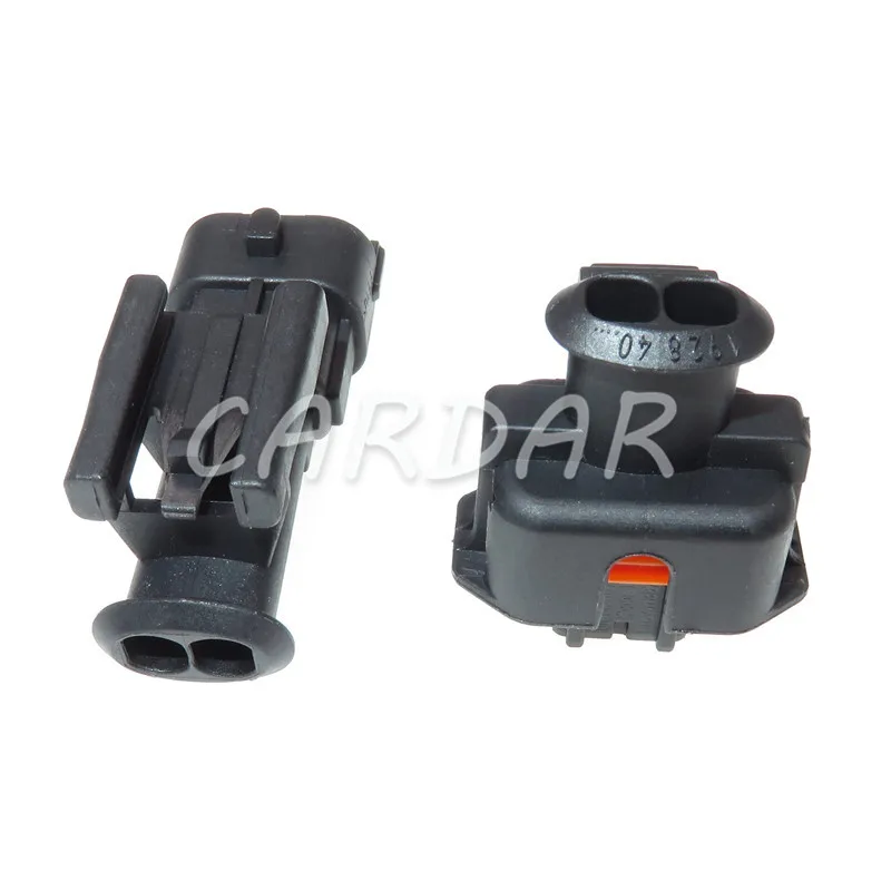 1 Set 2 Pin 1928403874 1928404226 Diesel Fuel Common Rail Injector Plug Crankshaft Sensor Socket AC Assembly For Bosch Ford