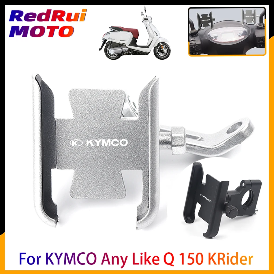 

For KYMCO Any Like Q 150 KRider CK400 People 250 150 Motorcycle accessories handlebar Mobile Phone Holder GPS stand bracket