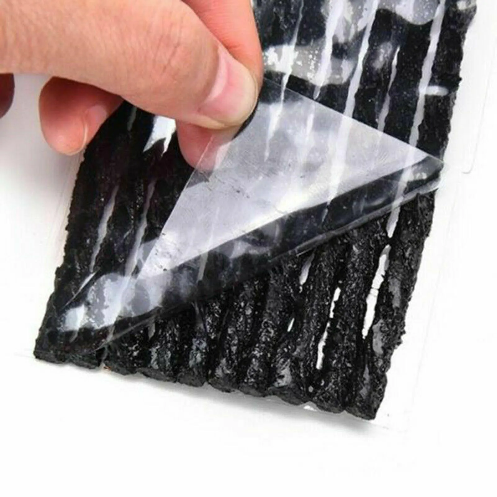 50 Pcs Car Bike Tyre Tubeless Seal Strip Plug Tire Puncture Repair Recovery Kit