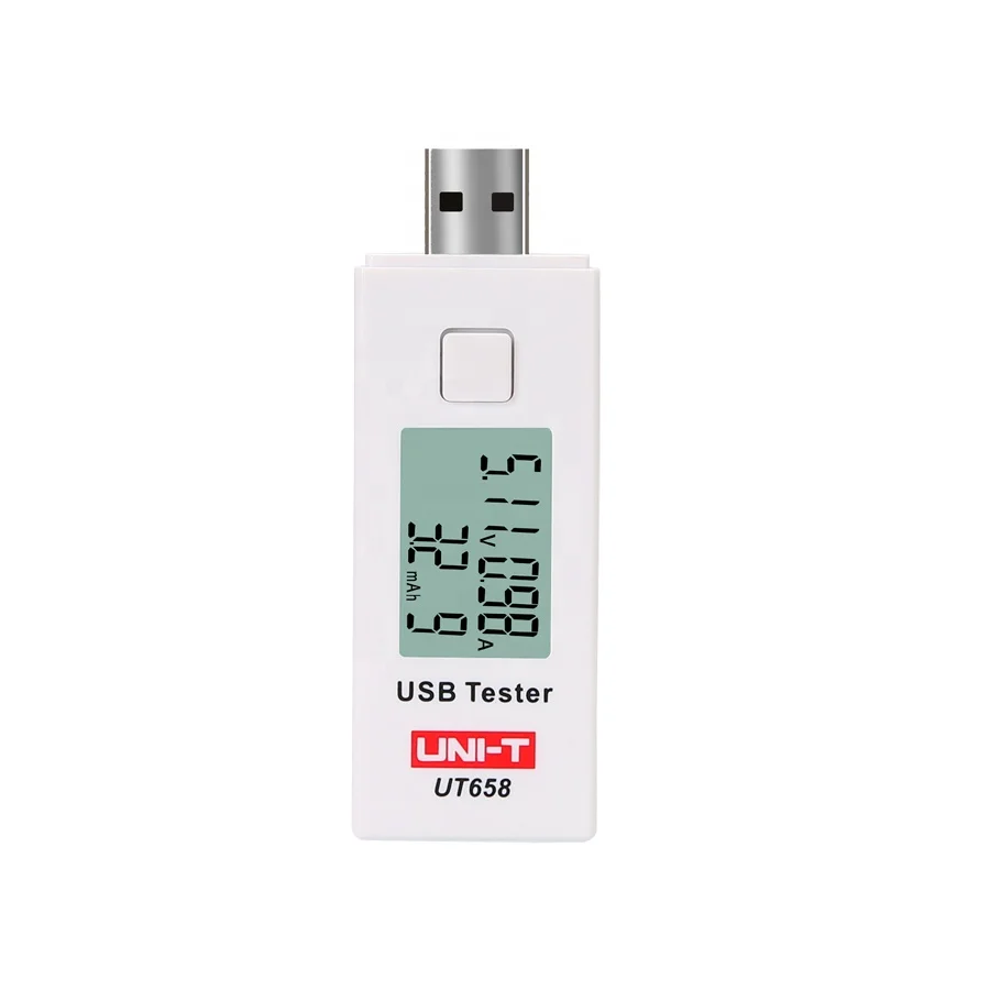 UNI-T UT658 Digital USB Voltage And Current meter tester U Disk Doctor Chargers Voltmeter Ammeter Capacity Tester Monitor 9V 3A