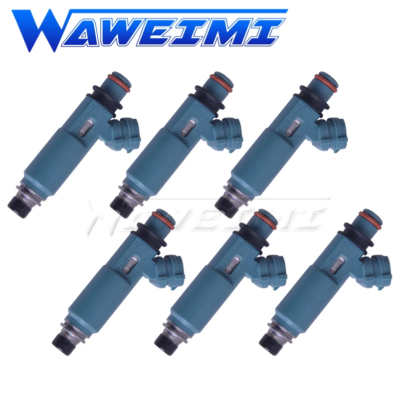 

WAWEIMI 6 Pieces 195500-4460 Mazda High Quality Fuel Injector 195500-4460 For Mazda RX-8 1.3L 04-09 Valves Brand New