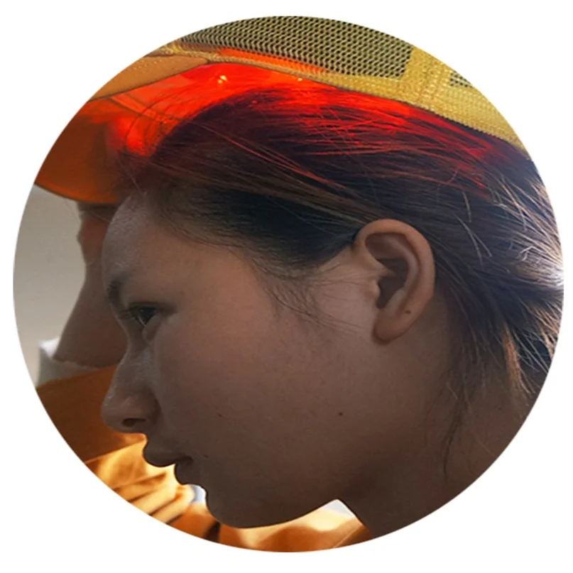 

Шапочка для волос с терапией красным светом 650 нм от COZING, лазерный шлем LLLT для эффективного лечения роста волос