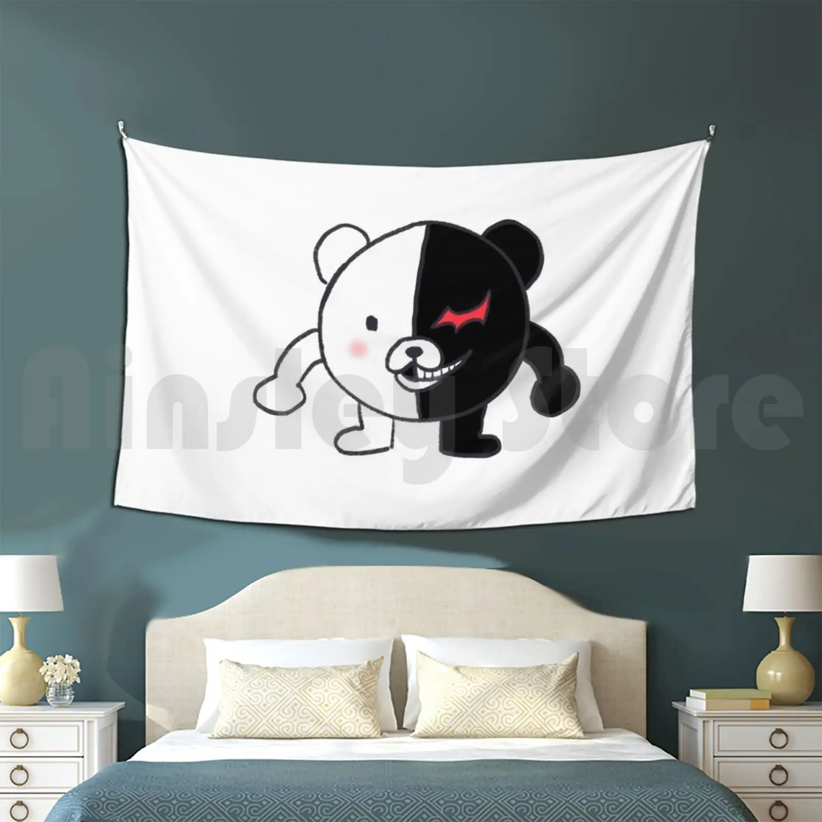 Ball Monokuma Tapestry Living Room Bedroom Monokuma Ball Monokuma Danganronpa Sdr2 Udg