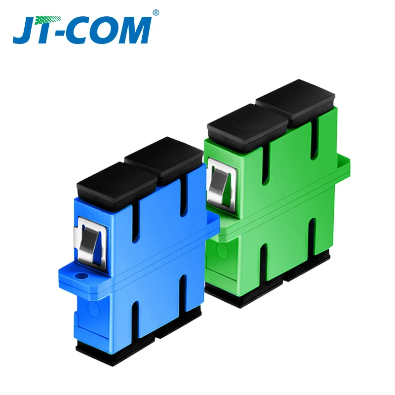 SC to UPC Fiber Adapter Mutimode MM Duplex metal fiber Coupler Flange Joint SC-APC Single mode SM Fiber Optic Adapter Connector
