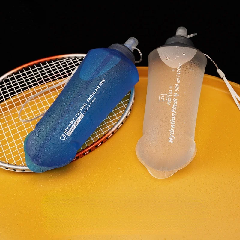 

1pcs 500ml Portable Ultralight Foldable Water Bag Soft Flask Bottle Outdoor Sport Cycling Hiking Camping Silicone Drinking Pouch