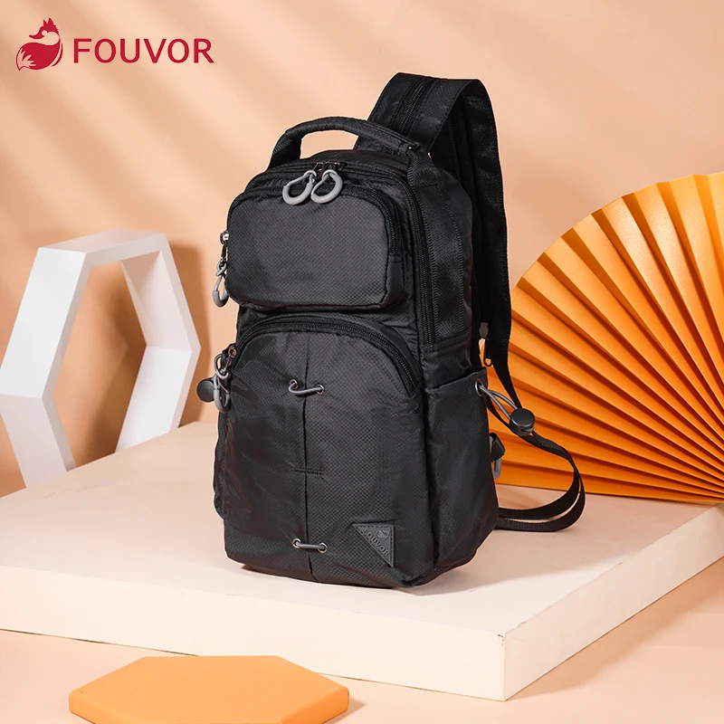 

Fouvor Women Backpack 2024 Female Oxford Cloth Backpack Outdoor Leisure Travel Climbing Bag Student Canvas School Bag 2856-06