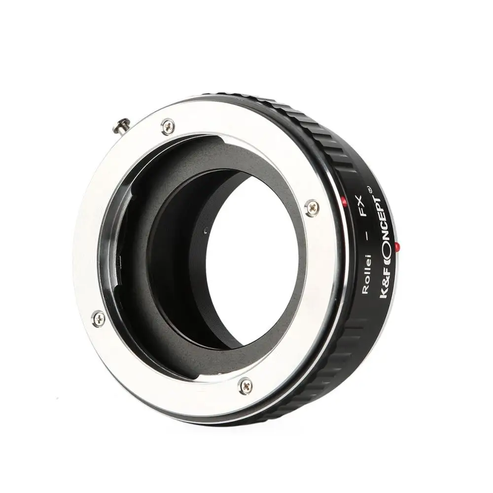 K&F Concept Rollie-FX Adapter for Rollei QBM Mount Lens to Fujifilm Fuji X Mount Camera X-Pro2 X-E1 X-T20 X-T30 Lens Adapter