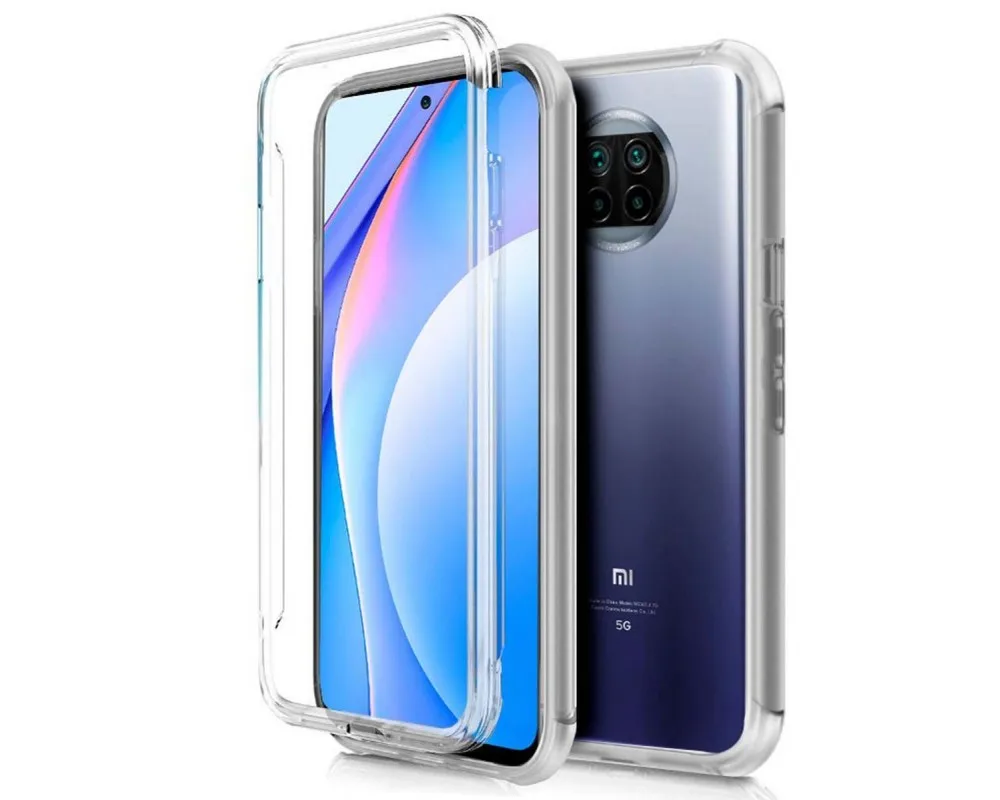 Full transparent Pc + Tpu Full Body 360 case for Xiaomi Mi 10T Lite