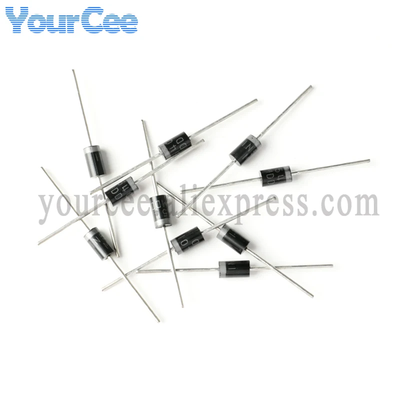 50PCS MDD Rectifier Diode DIP 1N5408 1N5404 1N5401 1N5822 3A 50V 40V 100V 400V 4000V DO-201AD Rectifier Diodes