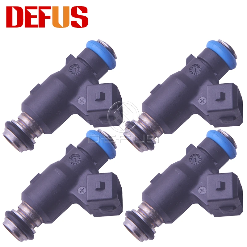 

DEFUS 4PCS Fuel Injector 25360034A For Wuling Chinese Car Flow Matched Car Spray Nozzle Injection Replacement Fuel Engine Bico