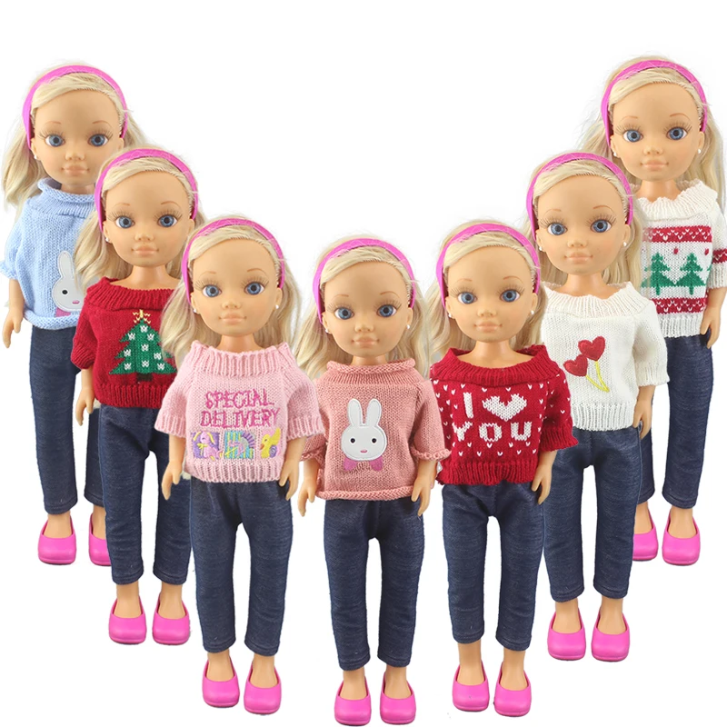 Fashion Cute sweater suit  Clothes Fit With 42cm FAMOSA Nancy Doll (Doll and shoes are not included),  Doll Accessories