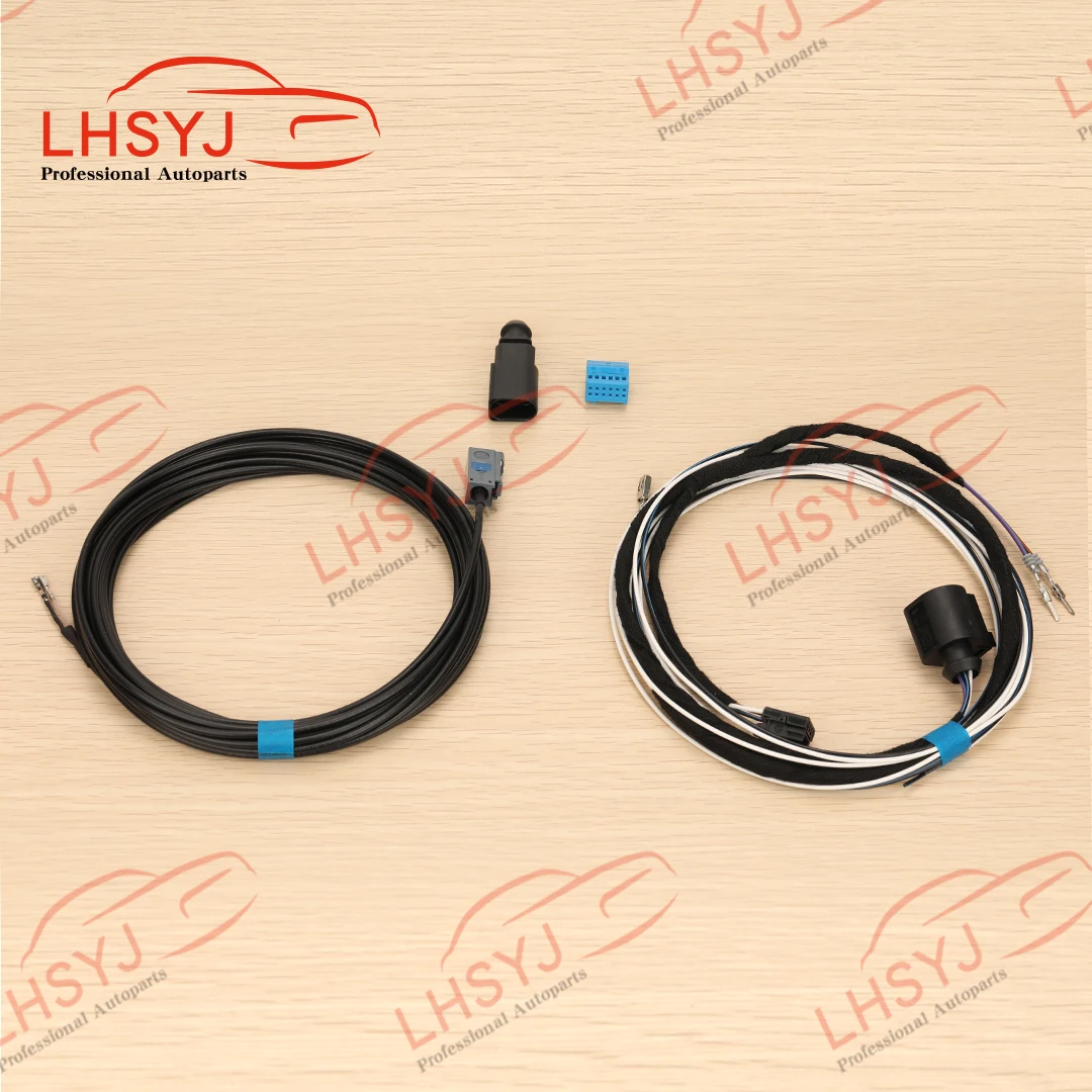 For VW Flip logo Rear View Camera Reversing Camera Cable Harness For VW Golf 7 2015-2018 MK7 PASSAT B8 POLO 5GG827469F Low Line