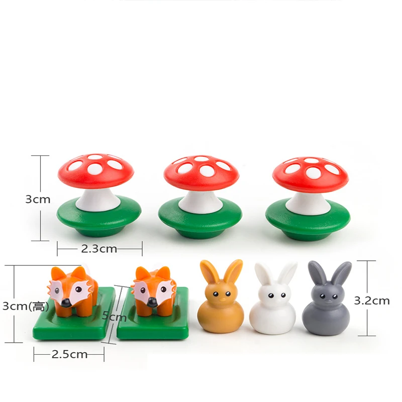 Gioco Bunny che rimbalza bambini Puzzle gioco da tavolo dama giocattolo divertimento giocattoli in movimento del cervello per bambini giocattoli adatti per oltre 7 anni