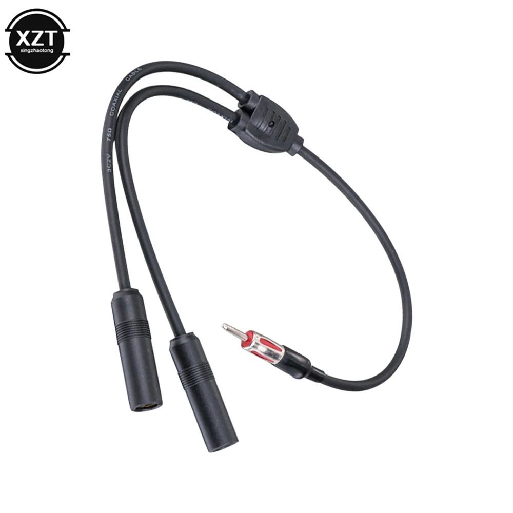 Car Antenna Cable Adapter 1 to 2 Radio Antenna Splitter Extension Cable Meet More Connectivity Needs Antenna For Car