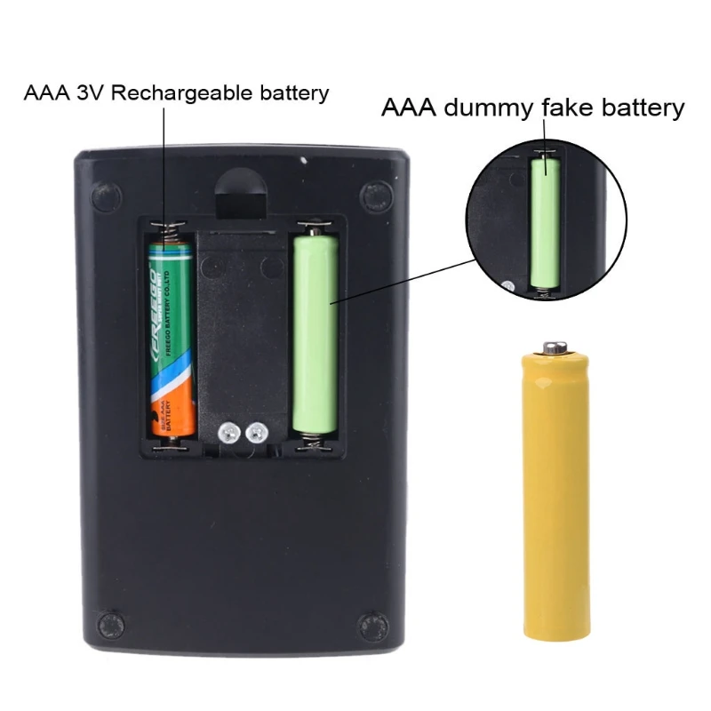 4Pcs No Power 10440 LR03 AAA Dummy Fake Battery Placeholder Cylinder Conductor