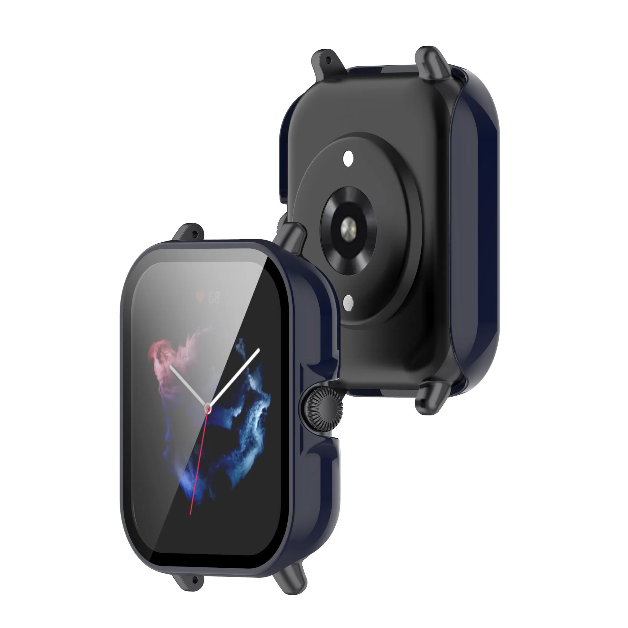 Glass+Case  For Huami Amazfit GTS3 GTS 3 Watch Accessories PC all-around bumper+Screen Protector For Huami Amazfit GTS3 New