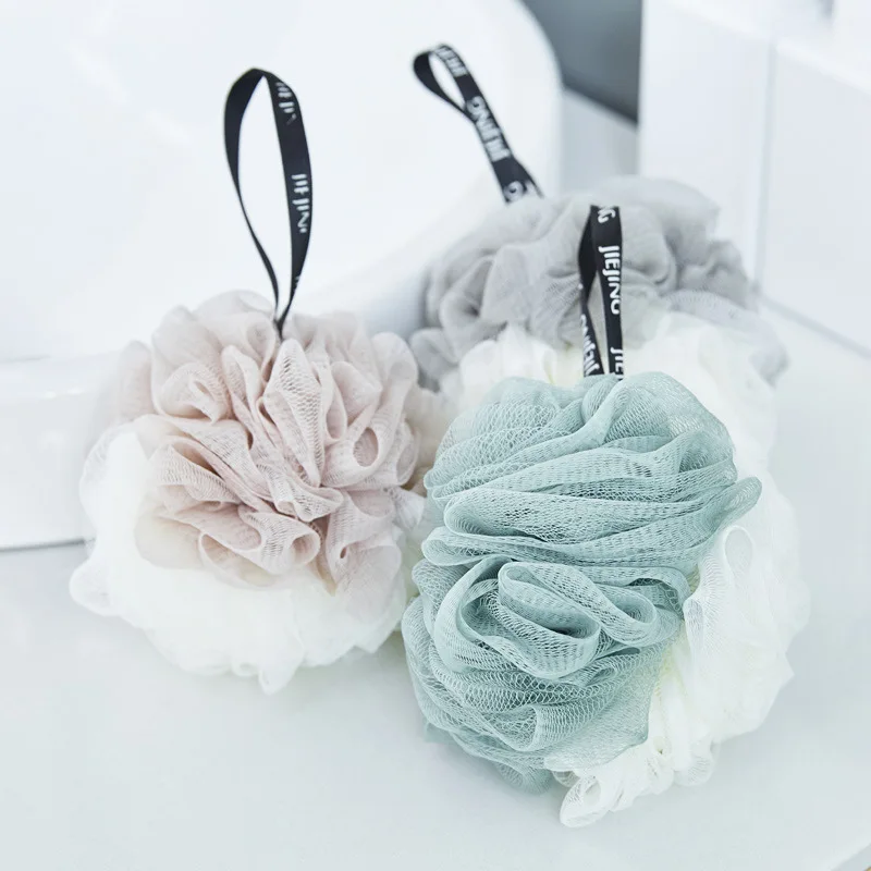 Bath Flower Korean Adult Bathing Bath Ball Two-color Bath Flower Cute Bathing Ball Bath Flower Bathing Ball