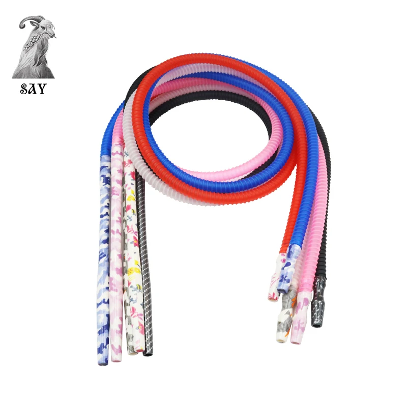 

SY 1PC 191cm Hookah Hose PVC Tube Acrylic Handle Water Hose Pipe Shisha Chicha Narguile Smoking Accessories