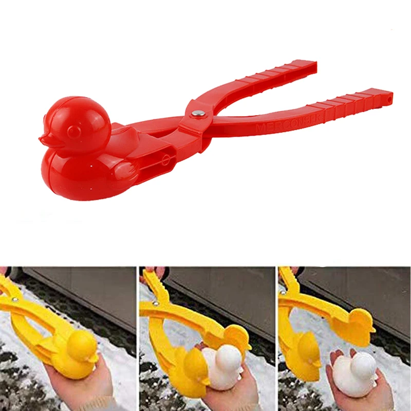 3PCS Random Color Snowball Clip Toys for Adults and Kids, Outdoor Sports, Winter