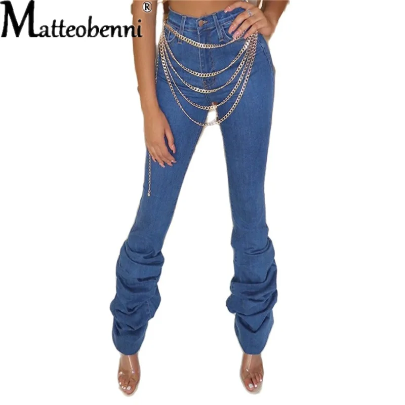

2022 сексуальные синие штаны с высокой талией, женские повседневные Прямые джинсовые брюки, одежда, модные хипстерские уличные узкие брюки