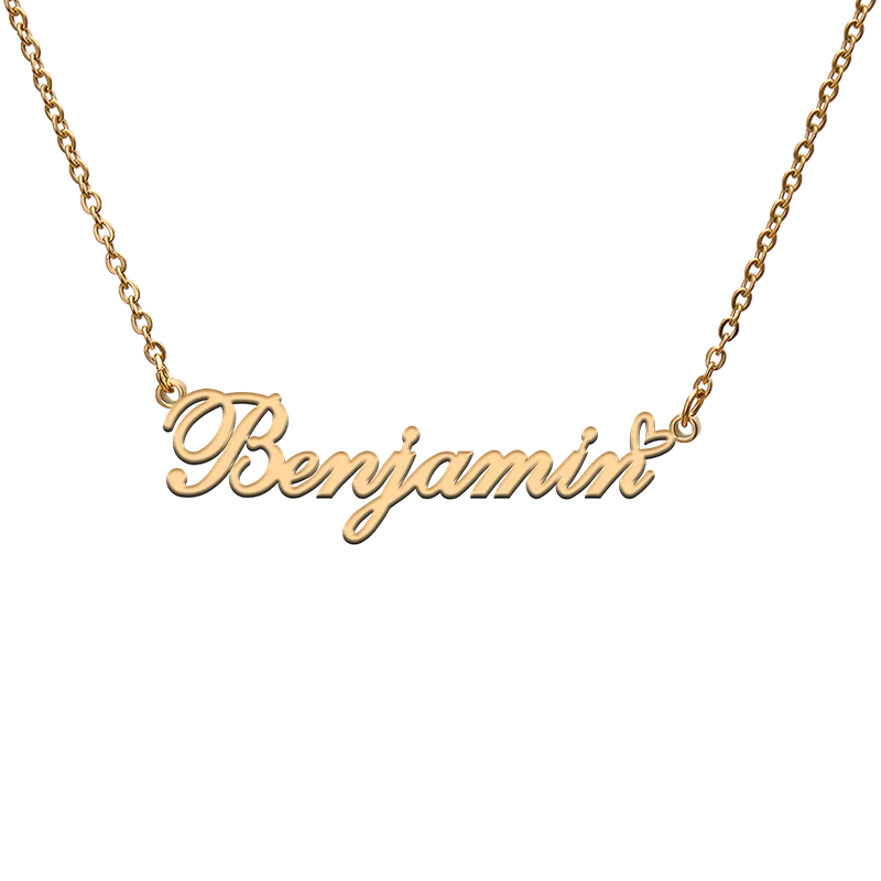 

Custom Personalized Name Necklaces for Benjamin Best Friends Birthday Christmas Mother Days Jewelry Gifts