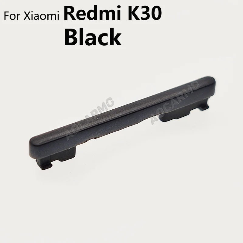 Aocarmo For Xiaomi Redmi K20 / Mi 9T / For Redmi K30 Power On Off Buttons Volume Up Down Switch Side Key Replacement Part