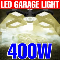 LED Ceiling Light E27 Fan Garage Lamp 220V Chandelier Bulb 200W 300W 400W Foldable Lampara Led Industrial Lighting For Warehouse