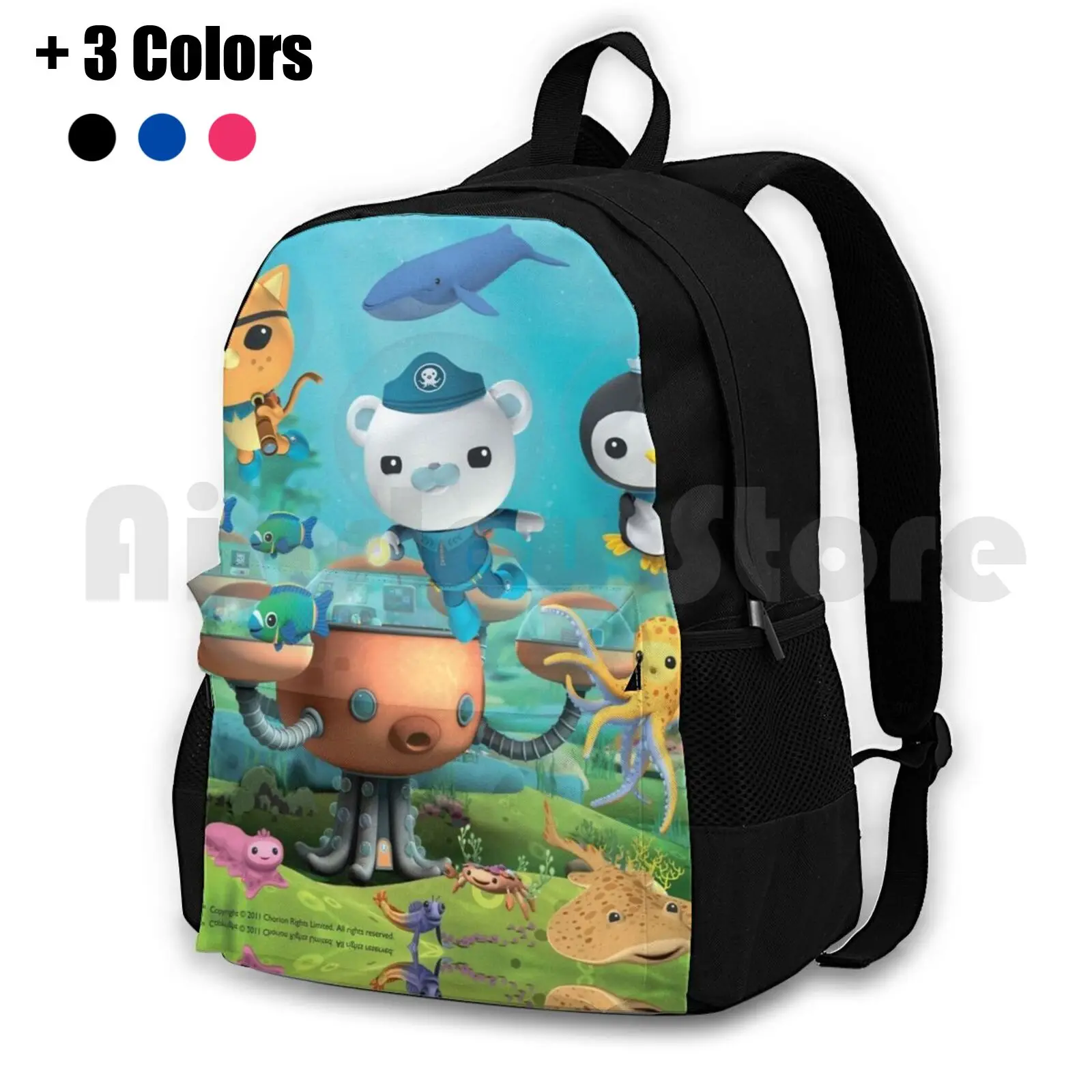 Octonauts Crew Outdoor Hiking Backpack Riding Climbing Sports Bag Kids Children Teen Adults Christmas Birthday Octonauts Cbbc