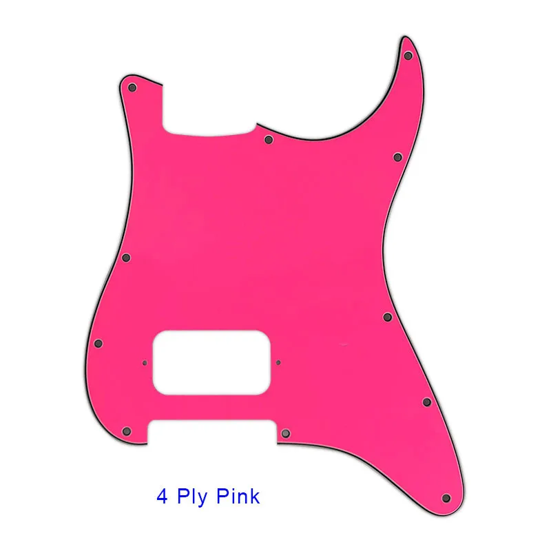 Fei Man Standard Start H Guitar Pickguard, No Control With Brige Humbucker, Mounting Screw Hole, Fits FD, US 11