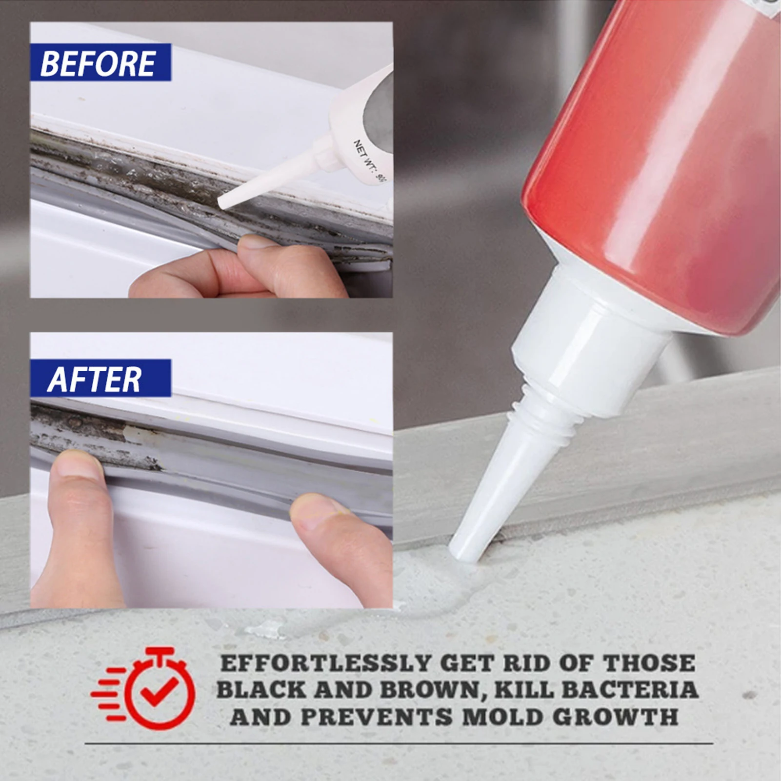 Anti Mould Gel Anti-Odor Household Deep Wall Black Mold Mildew Fungus Gel Remover Tile Glass Crack Kitchen Cleaner Cleaning Tool