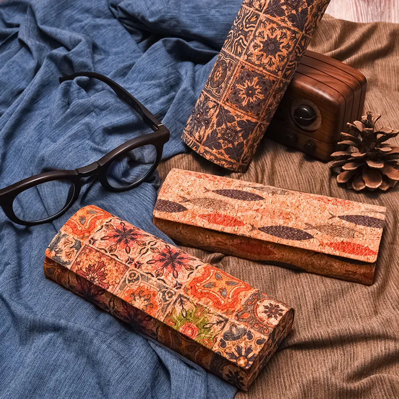 Spectacle Case Retro Exotic Pattern Creative Spectacle Case Tribal Totem Art Personality Sunglasses Storage Box Sunglass Case