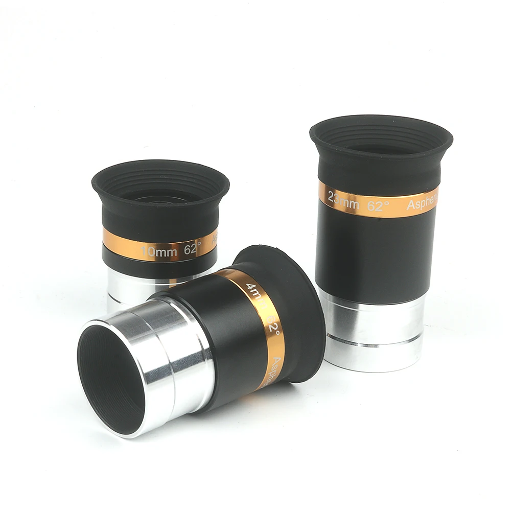 EYSDON 23mm 62 Degrees Aspheric Eyepiece 1.25“ Lens Ocular for Astronomical Telescope