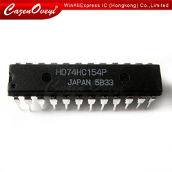 5pcs/lot CD74HC154EN DIP24 CD74HC154 SN74HC154N 74HC154 Encoder, decoder, multiplexer and demultiplexer Line Decoder In Stock