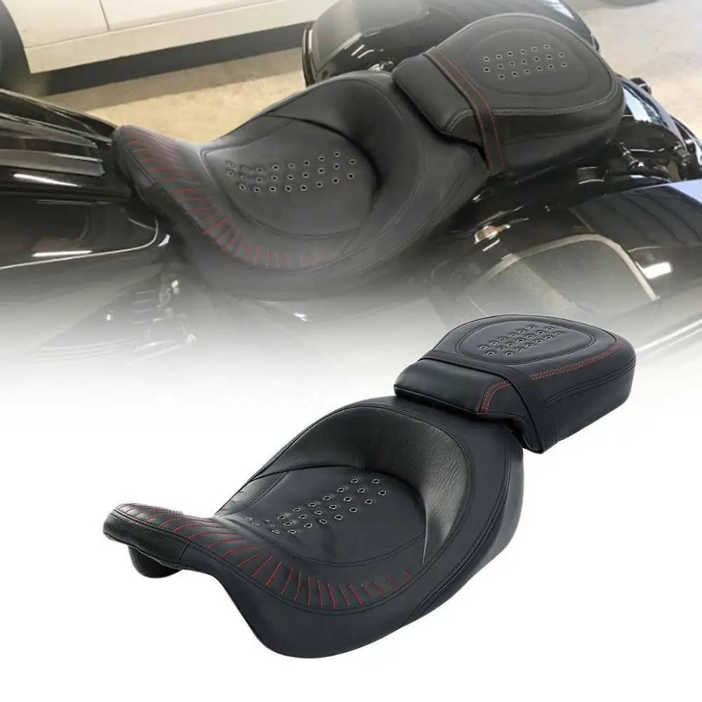 

Motorcycle Two-Up Seat For Harley Touring Street Electra Road Glide Custom CVO Ultra Classic Limited 2009-2020 2014