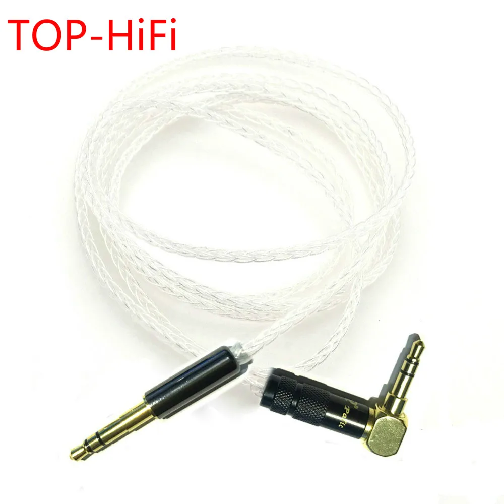 

TOP-HiFi Free Shipping 3.5mm 8 Cores 7N Silver Plated Headphone Upgraded Cable For H9 H8 H7 H6 & studio solo3 2