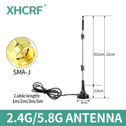 2.4G 5G 5.8G WIFI Signal Booster Wireless Antenna WLAN 5X Range Extender Magnetic Mount Signal Antenna With Magnetic base SMA