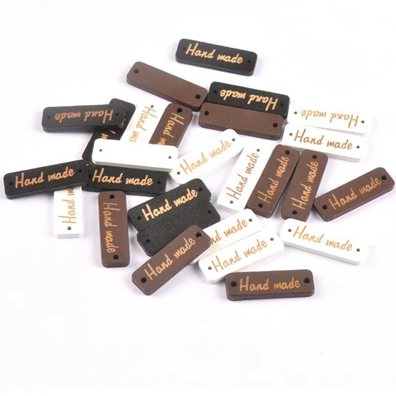 50pcs Mixed Wooden Button \