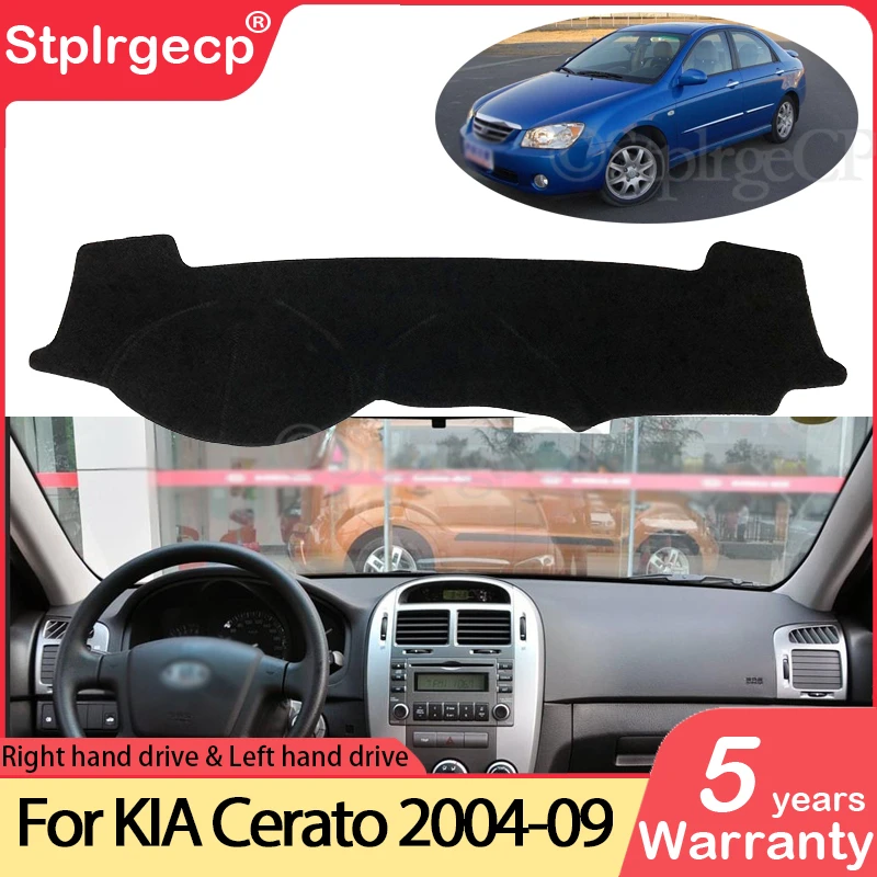 

Для KIA Cerato LD 2004 2005 2006 2007 2008 2009, противоскользящий коврик для приборной панели, солнцезащитный козырек, ковер, аксессуары с защитой от УФ-лучей