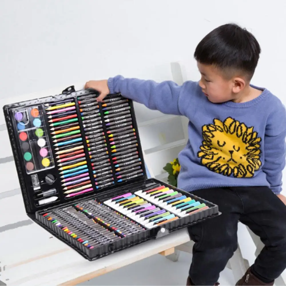 168PCS Painting Drawing Art Artist Set Kit for Kids Children Boys Girls Student beginers Christmas Holiday Birthday Gift