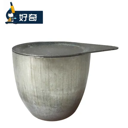 

Iron crucible with cover Heatable container Chemical experiment equipment 30ml free shipping