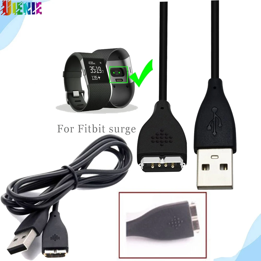 1M USB Fast Charging Cable Base cargador de smartwatch caricatore smartwatch Cradle Dock Charger For Fitbit Surge Dropshipping