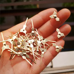 Top 200pcs 30mm Gold 3Feets Butterfly Buckle/Tie Clips Hooks For Beads Curtain Accessories Lighting& Chandelier Metal Connector