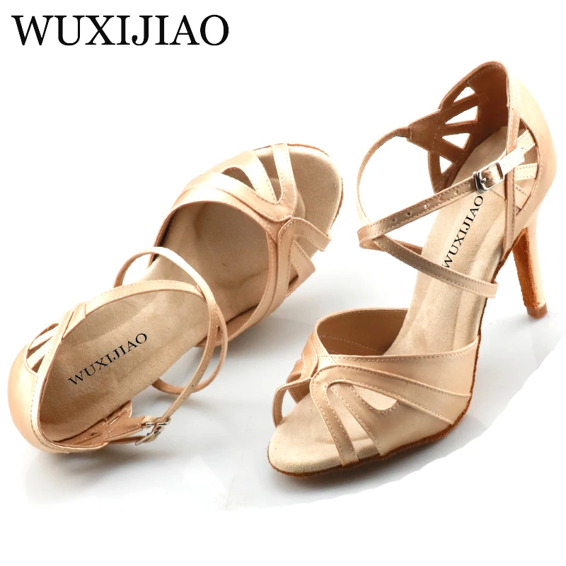 Frauen Lila Latin Dance Schuhe Neue Dance Schuhe Einzigartige Design Salsa Schuhe Weiße Perle Diamant Sandalen