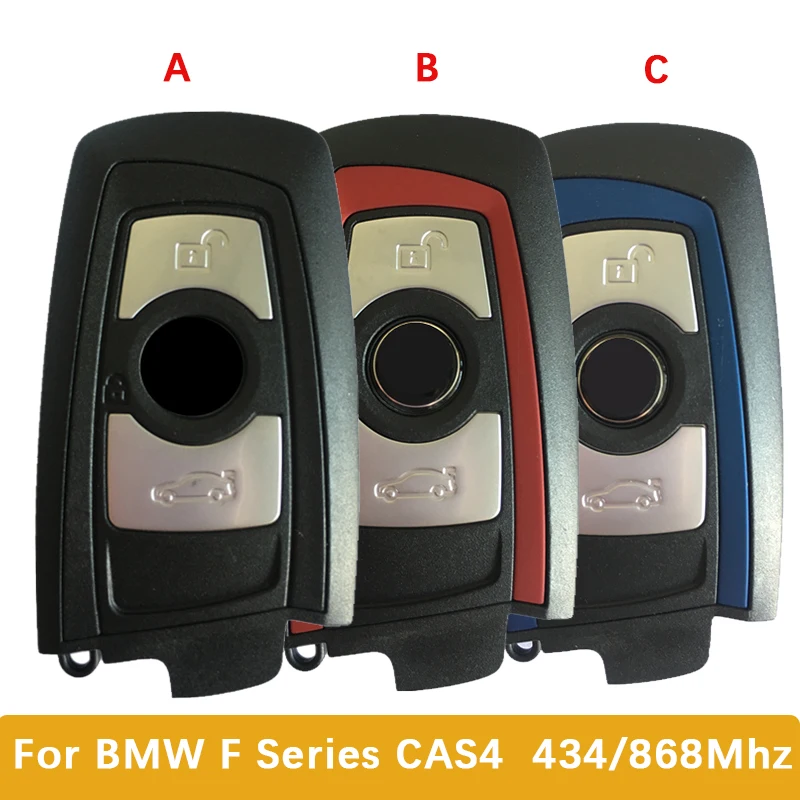 CN006099 Aftermarket Colored 3 Button Key For BMW F Series CAS4  Smart  HUF5767 HITAG PRO PCF7953P Chip 434/868MHz Keyless Go