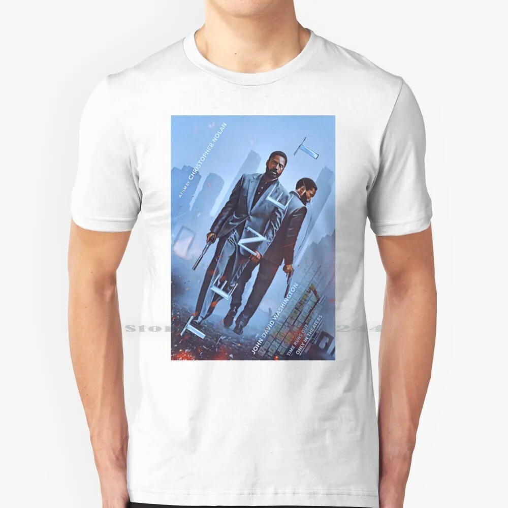 Tenet-Artwork T Shirt Cotton 6XL Tenet Movie Tenet Film Christopher Nolan Robert Pattinson Dunkirk John David Washington The