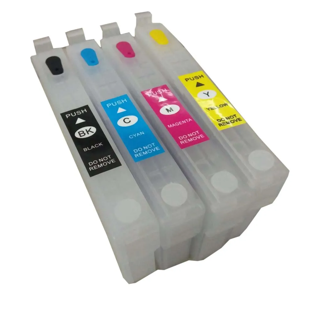 

For Epson T405 405XL Refillable Ink Cartridge without Chip for Epson Workforce WF4830 WF7835 WF7840 WF4820 WF3820 WF7830 Printer