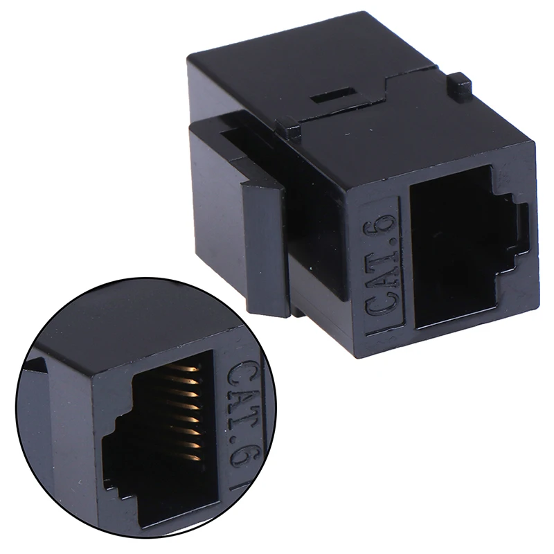 1 Pcs Hot Koop RJ45 Vrouwelijke Naar Utp Cat5e CAT6 Keystone Jack Inline Coupler Connector Adapter